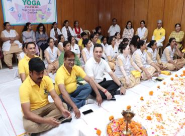 Inauguration of Yoga Room