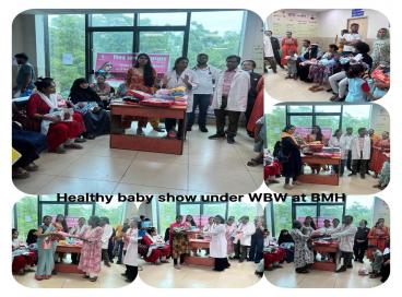 Healthy Baby show celebration done at BMH under WBW
