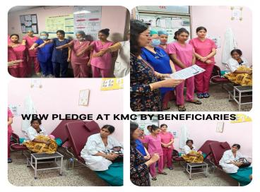 WBW pledge and Health talk