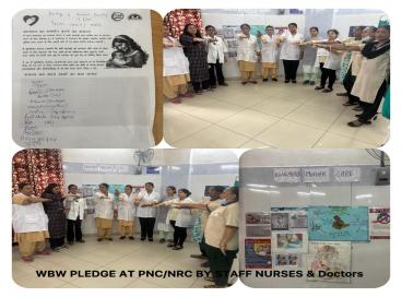 WBW pledge and Health talk