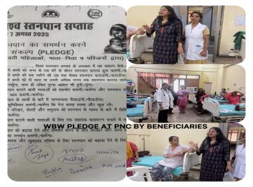 WBW pledge and Health talk