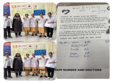 WBW pledge and Health talk