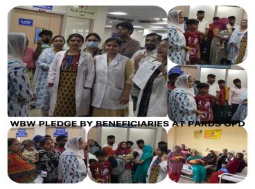 WBW pledge and Health talk